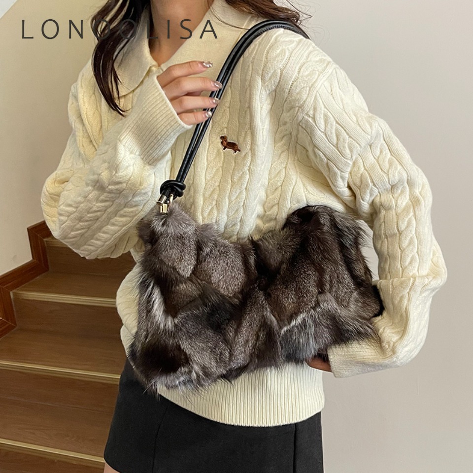 Luxury Winter Warm Fox Fur Sho - Interior Design Warm review and price