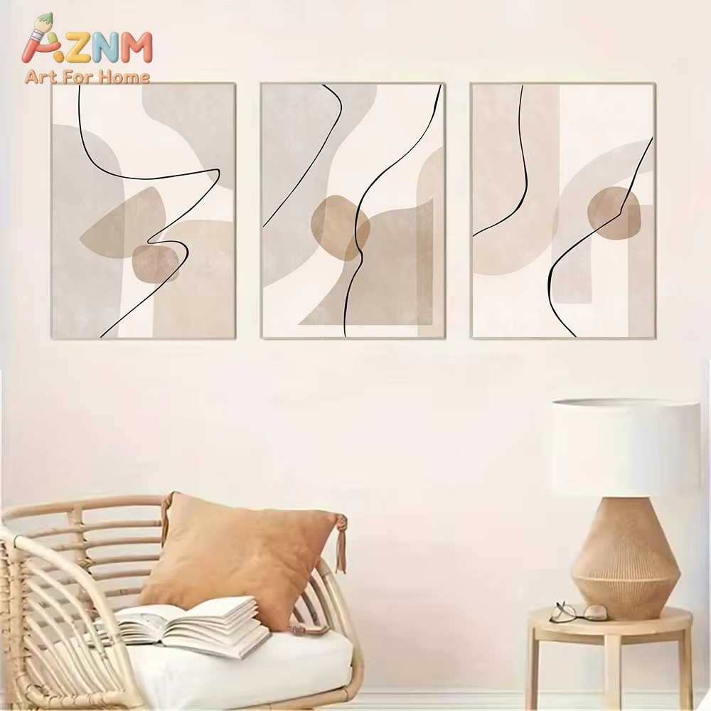 Abstract Beige Geometry Line W - Interior Designer review and price