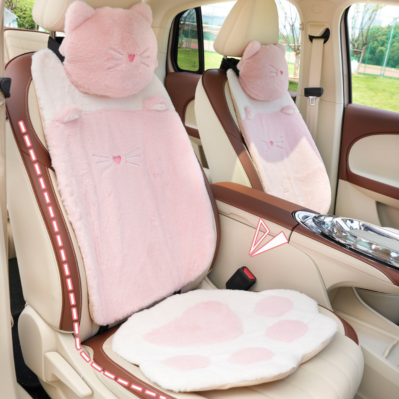 Cartoon Car Seat Cushion Soft  - Interior Design Warm review and price