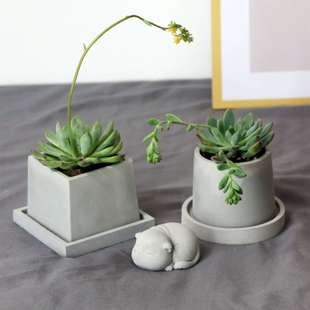 Cement Plant Pot Concrete Mold - Terrazzo Pot Cement review and price