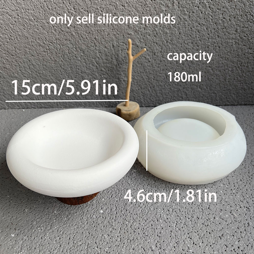 Round Cement Bowl Silicone Mol - Terrazzo Pot Cement review and price
