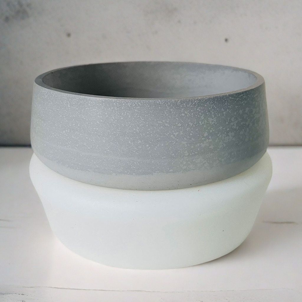 Large Bowl Flower Pot Silicone - Terrazzo Pot Cement review and price