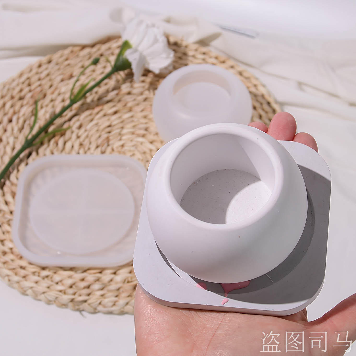 Concrete Flower Pot Mold with  - Terrazzo Pot Cement review and price