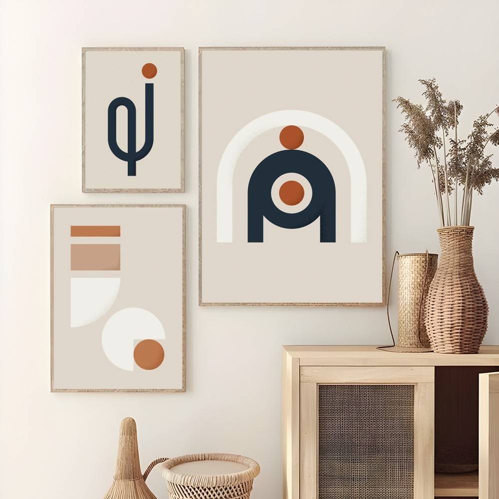 Warm Line Color Design Poster  - Interior Design Warm review and price