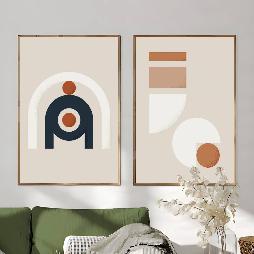 Warm Line Color Design Poster  - Interior Design Warm review and price