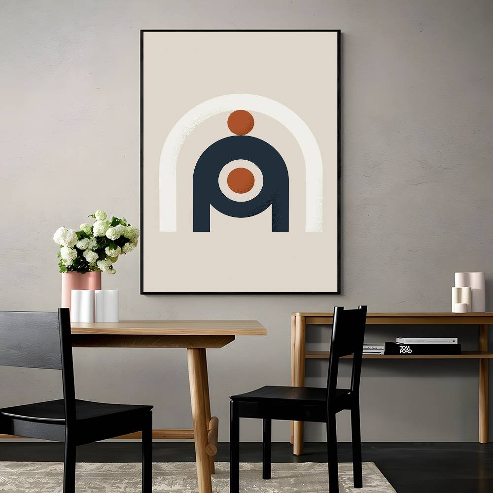 Warm Line Color Design Poster  - Interior Design Warm review and price