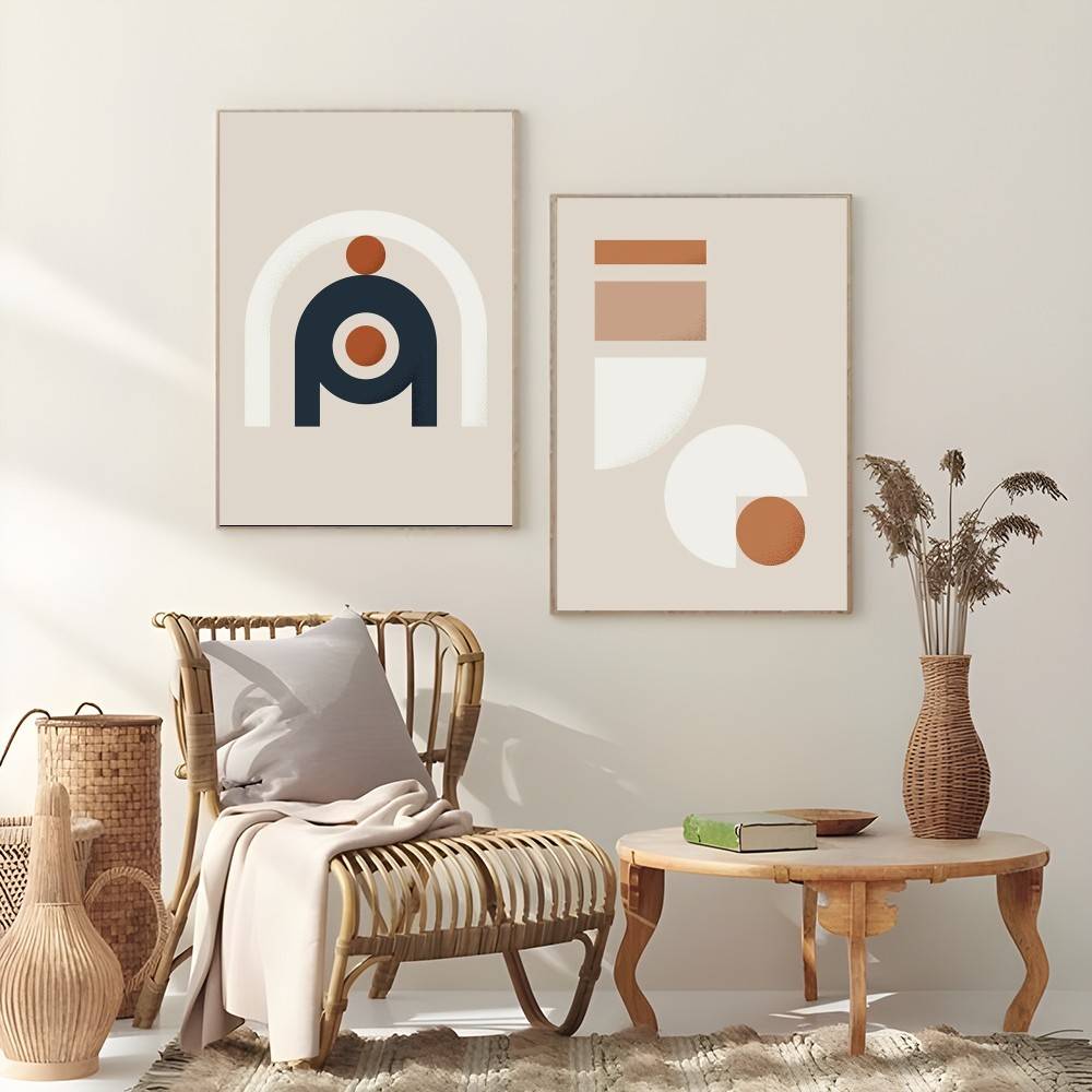 Warm Line Color Design Poster  - Interior Design Warm review and price