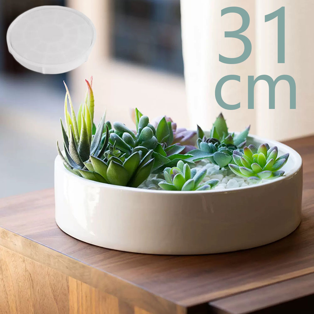 31cm Round Cement Flower Pot S - Terrazzo Pot Cement review and price