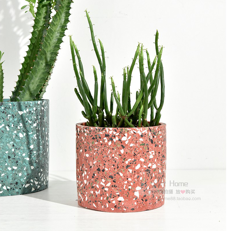Large Flower Pot Silicone Mold - Terrazzo Pot Cement review and price