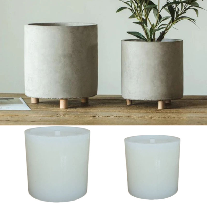 Large Flower Pot Silicone Mold - Terrazzo Pot Cement review and price