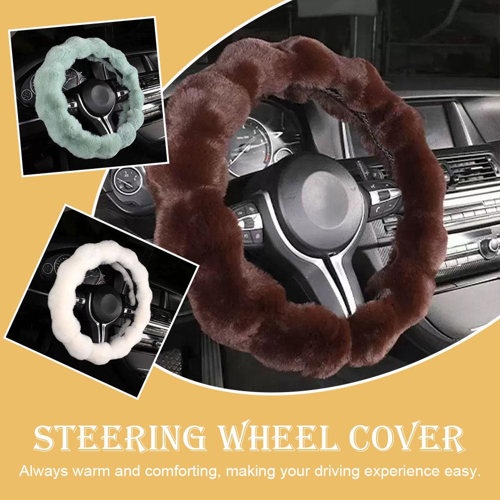 Fluffy Car Steering Wheel Cove - Interior Design Warm review and price