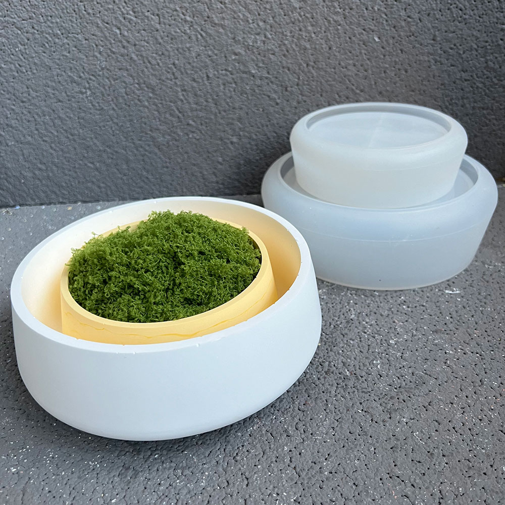Concrete Bowl Silicone Mold DI - Terrazzo Pot Cement review and price