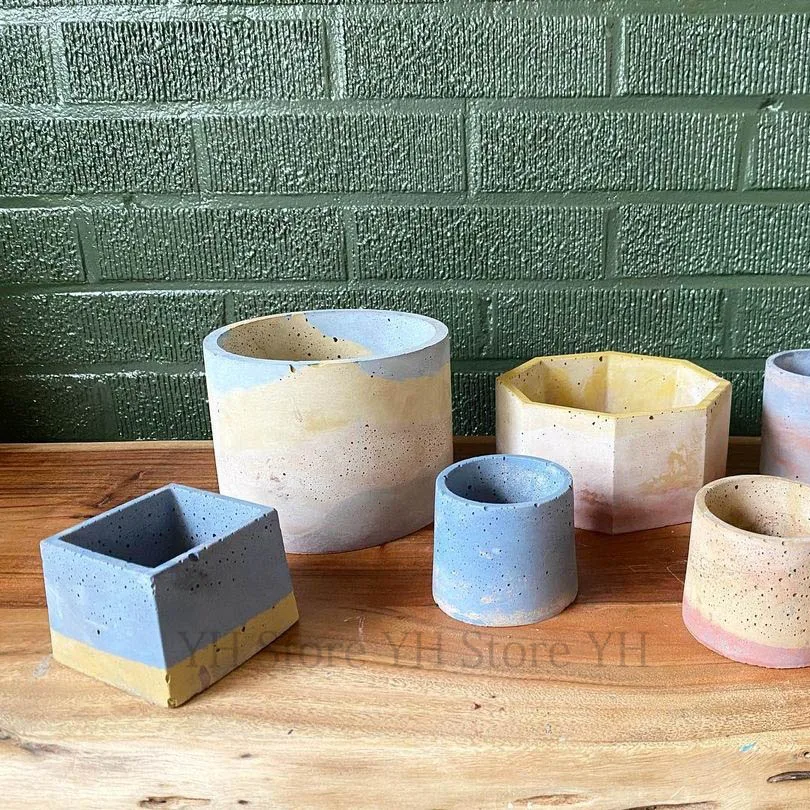 Concrete Candle Cup Vessel Sil - Terrazzo Pot Cement review and price
