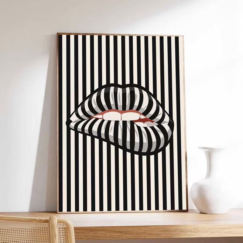 Simple and Abstract Striped Li - Interior Designer review and price
