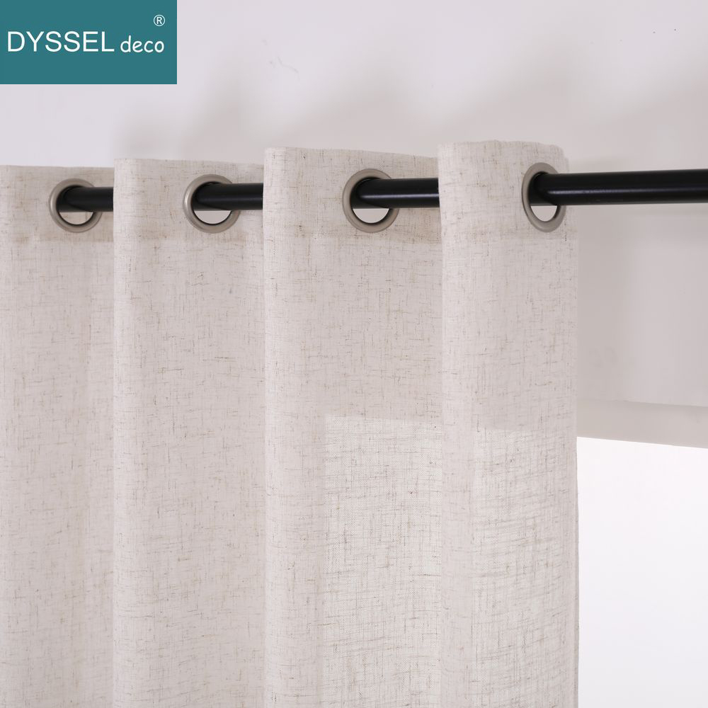 Solid Home Decorative Anti-UV  - Linen Curtain Eyelet review and price