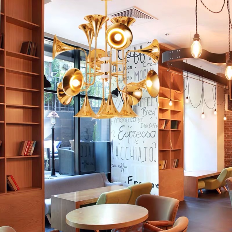 Nordic Trumpet Pendant Lamp fo - Interior Design Kitchen Modern review and price