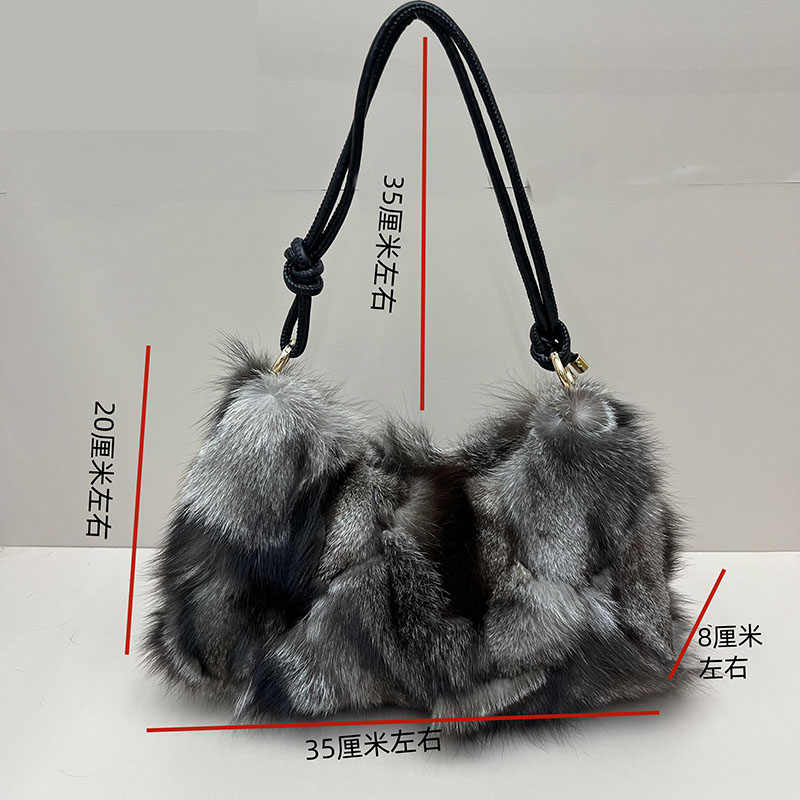Luxury Real Fox Fur Women Mess - Interior Design Warm review and price