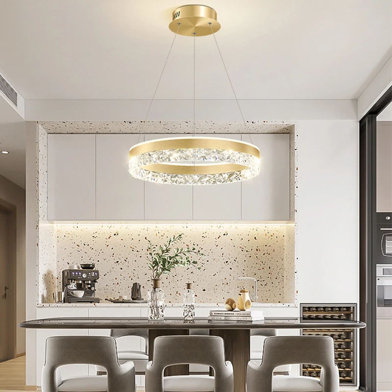 Modern Luxury Crystal LED Pend - Interior Design Kitchen Modern review and price