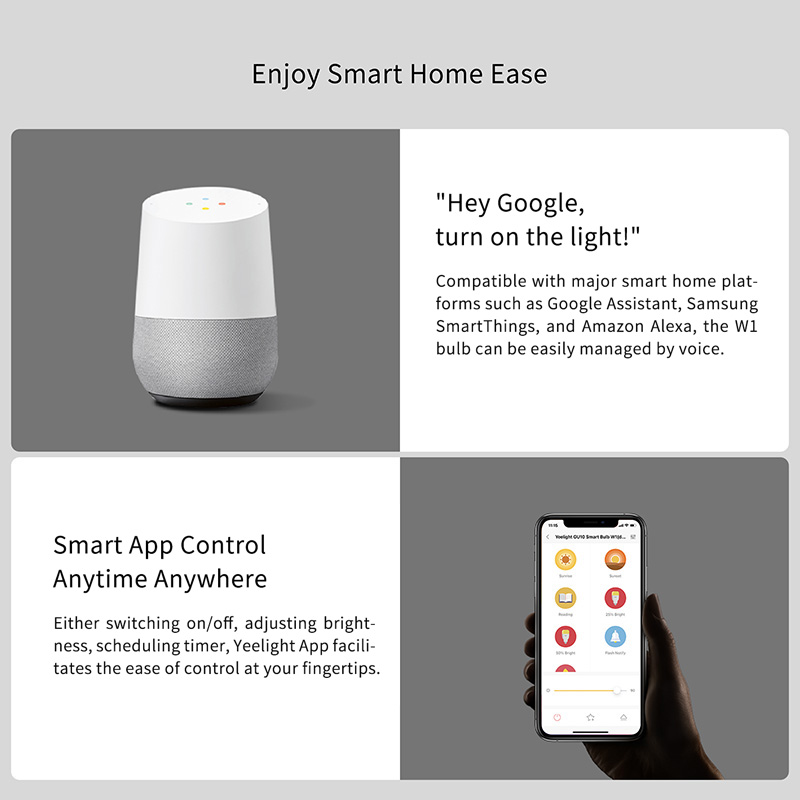 Yeelight GU10 W1 Smart LED Bul - Yeelight Light Smart Bulb review and price