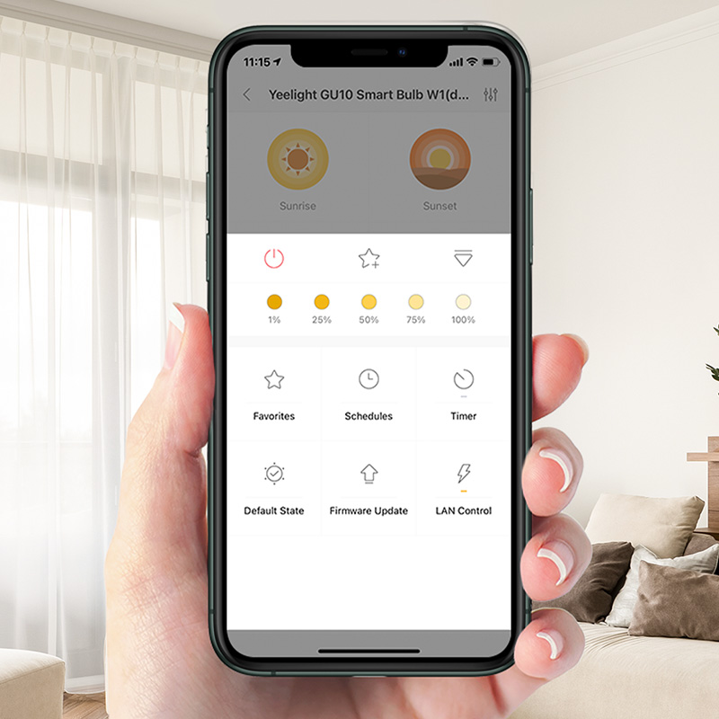 Yeelight GU10 W1 Smart LED Bul - Yeelight Light Smart Bulb review and price